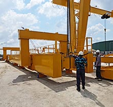 INSTALLATION OF GANTRY CRANE